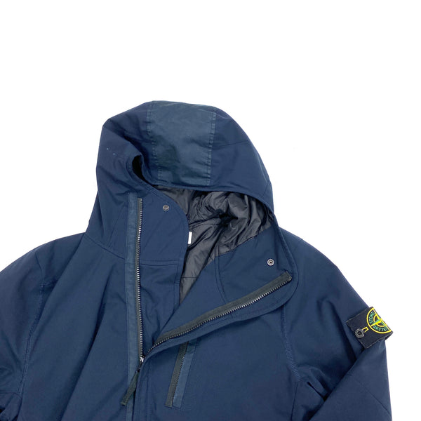 Stone Island Navy Primaloft Lined Soft Shell