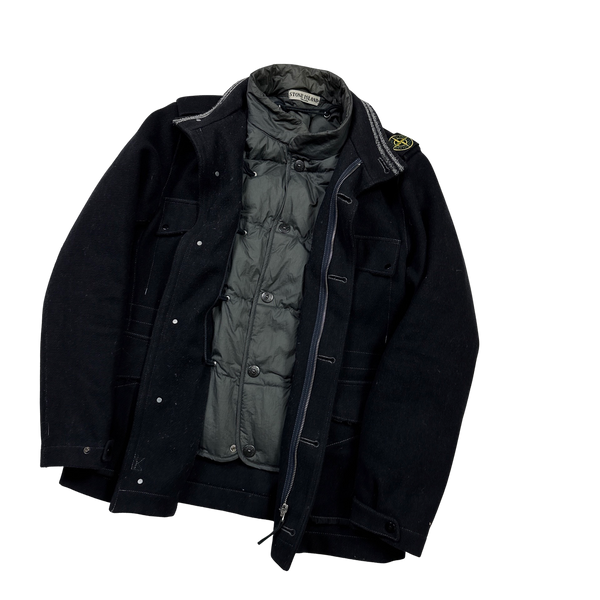Stone Island 2009 Down Filled Wool Field Jacket