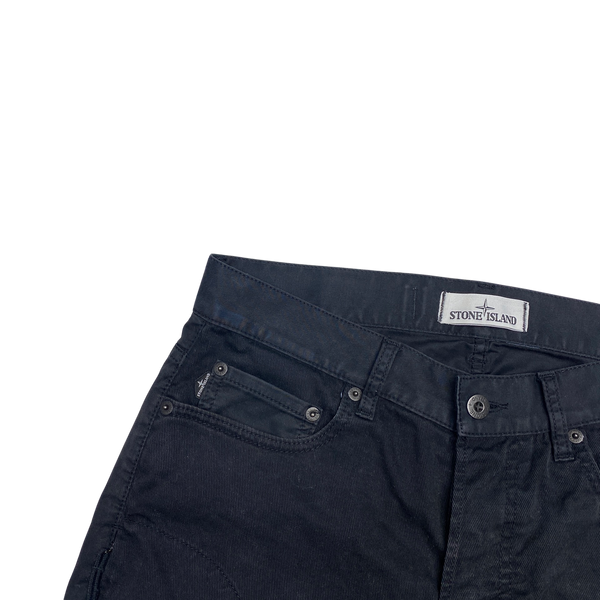 Stone Island 2015 Black Reflective Cycling Shorts
