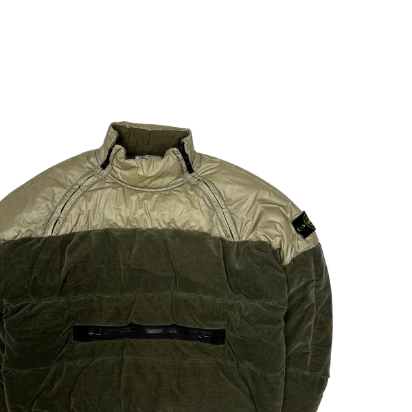 Stone island velvet down clearance
