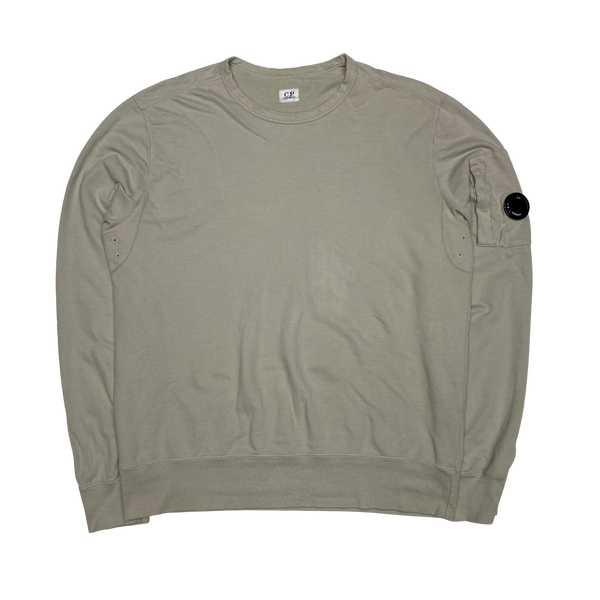 CP Company Beige Crewneck Sweatshirt