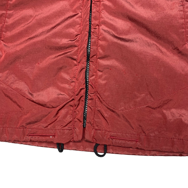 Stone Island 2008 Red Nylon Metal Shimmer