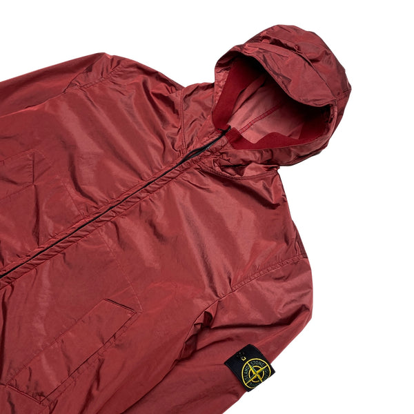 Stone Island 2008 Red Nylon Metal Shimmer