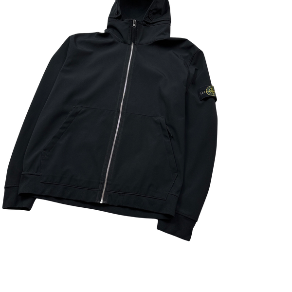 Stone Island 2019 Black Light Soft Shell R Jacket - XL