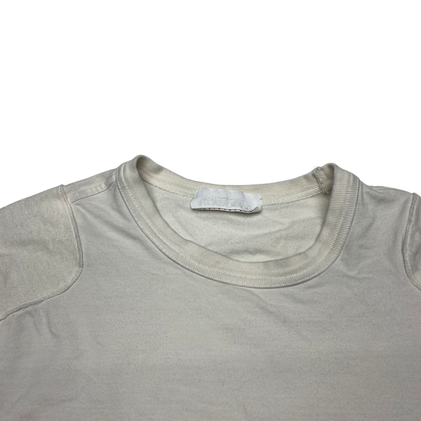 Stone Island 2018 White Ghost Crewneck Sweatshirt