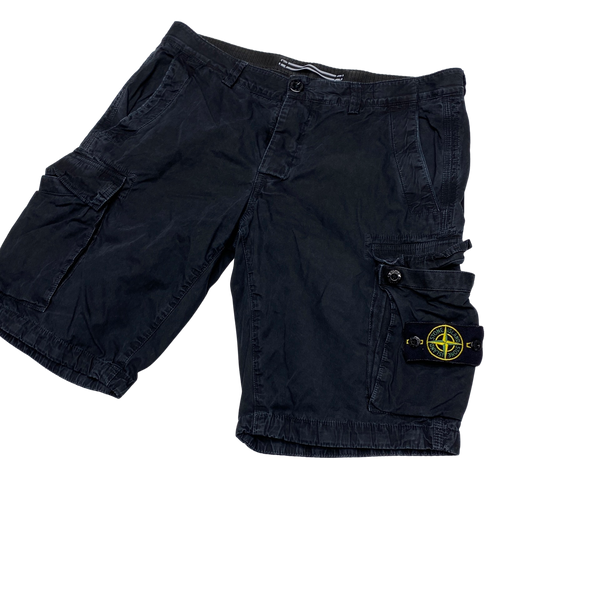 Stone Island 2013 Black Cargo Shorts
