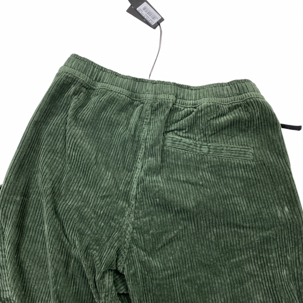 Stone Island Forest Green Corduroy Cargo Trousers