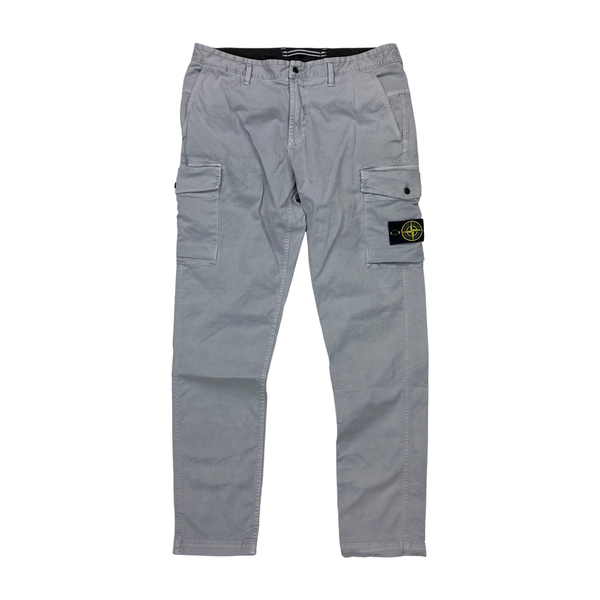Stone Island Grey New Season Cargo Trousers