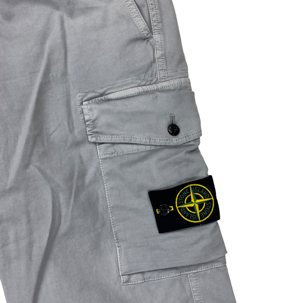 Stone Island Grey New Season Cargo Trousers