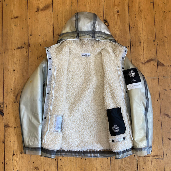 Stone Island 2015 Sherling Lined Poly Cover Jacket