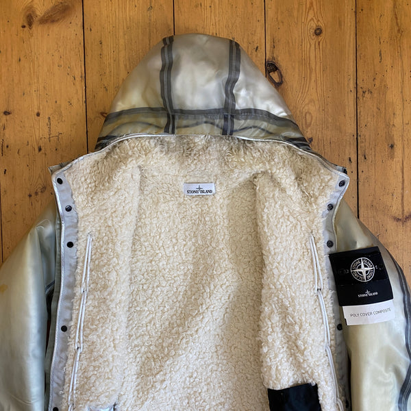 Stone Island 2015 Sherling Lined Poly Cover Jacket