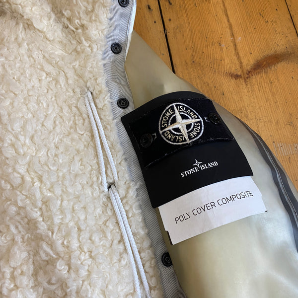 Stone Island 2015 Sherling Lined Poly Cover Jacket