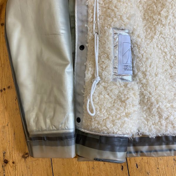 Stone Island 2015 Sherling Lined Poly Cover Jacket