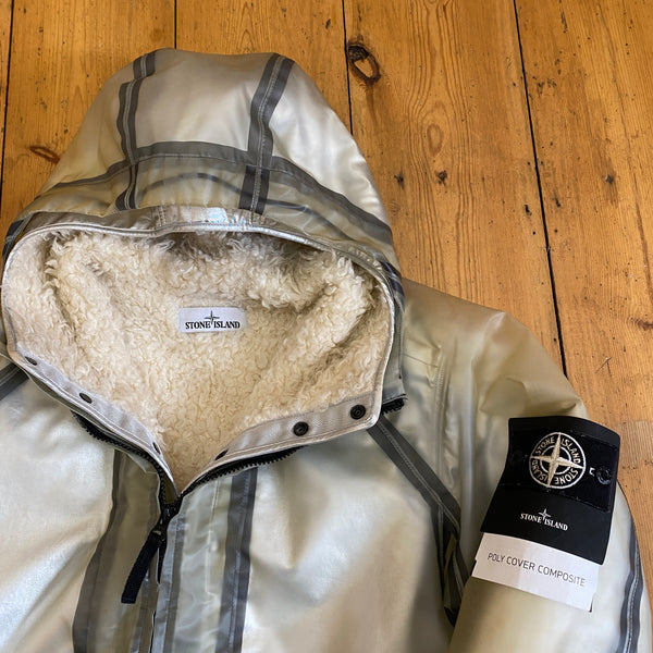 Stone Island 2015 Sherling Lined Poly Cover Jacket