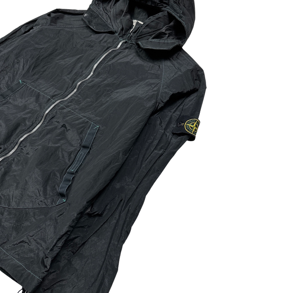 Stone Island Vintage 2005 Black Nylon Metal Shimmer Jacket - Medium