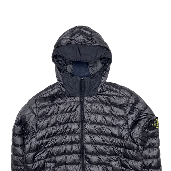 Stone Island Black 2018 Garment Dyed Puffer Jacket