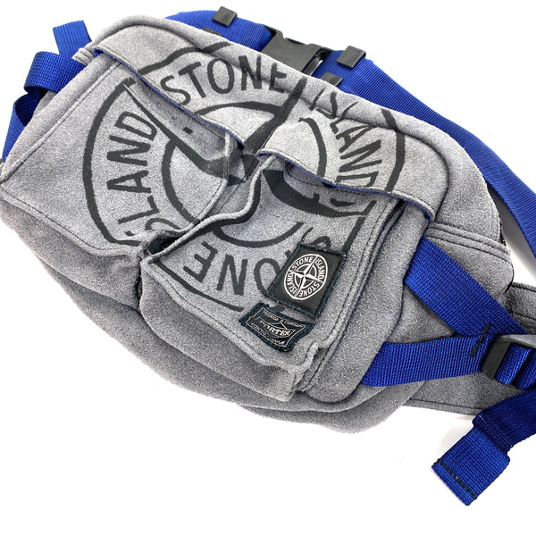 Stone Island x Porter Man Made Suede bag