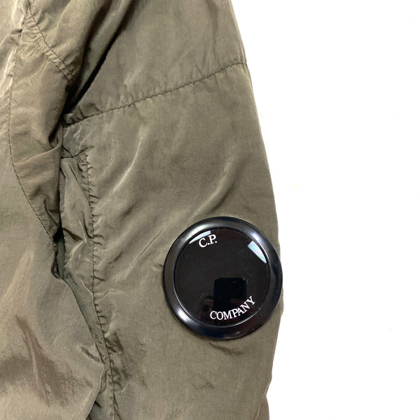 CP Company Khaki Chrome Lens Viewer Overshirt