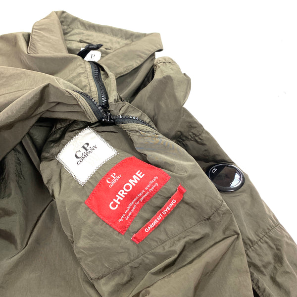 CP Company Khaki Chrome Lens Viewer Overshirt