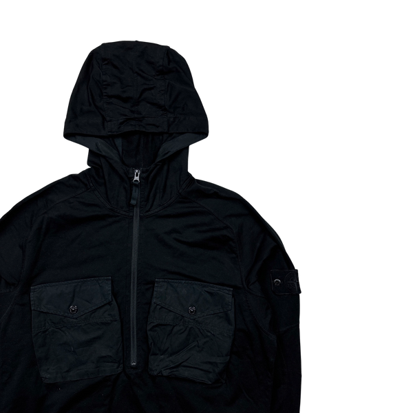 Stone island ghost smock black outlet