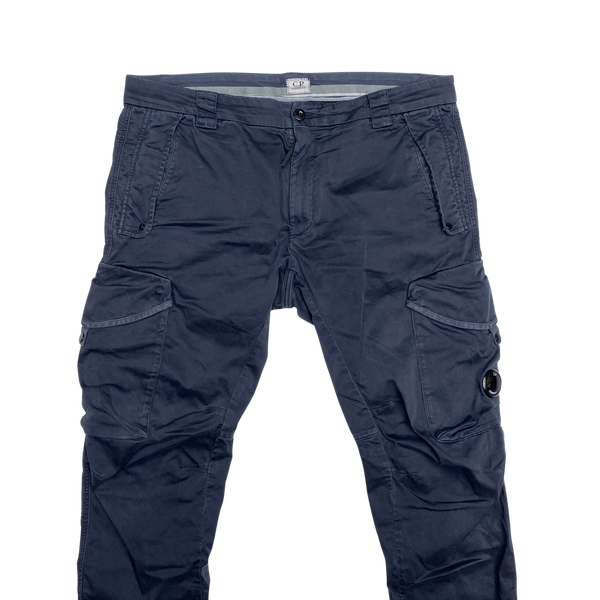 CP Company Navy Ergonomic Fit Cotton Cargos