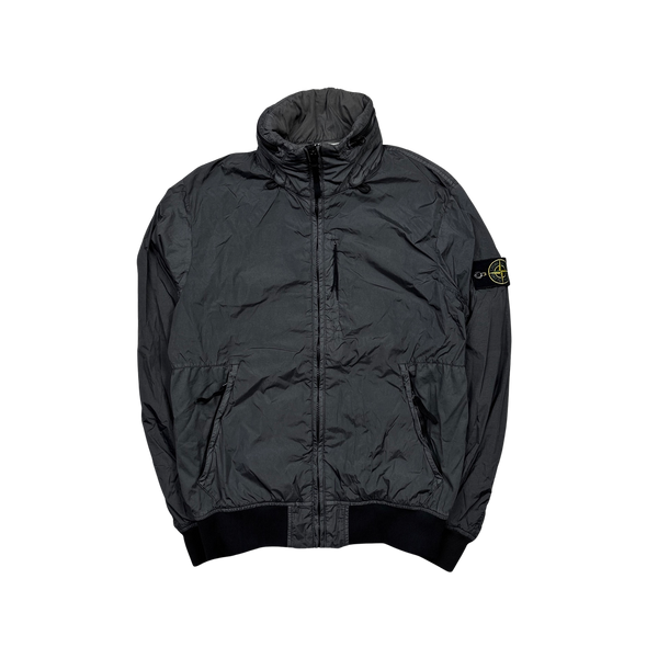 Stone Island Grey Garment Dyed Crinkle Reps Jacket - Medium
