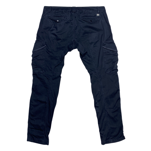 CP Company Navy Ergonomic Fit Cotton Cargos