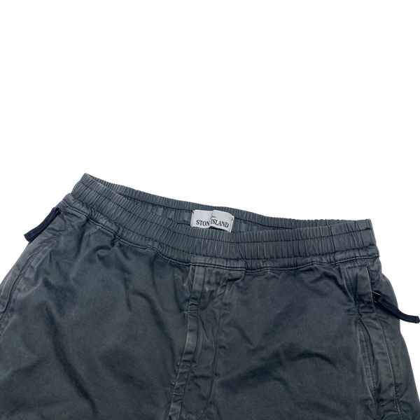 Stone Island RE T Grey Cotton Cargo Trousers
