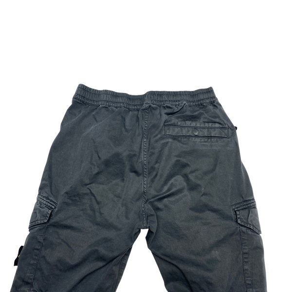 Stone Island RE T Grey Cotton Cargo Trousers