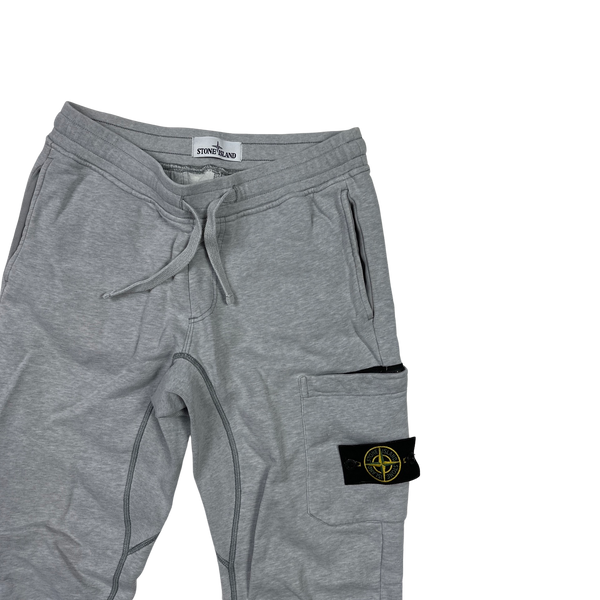 Stone island Light Grey Contrast Stitch Joggers