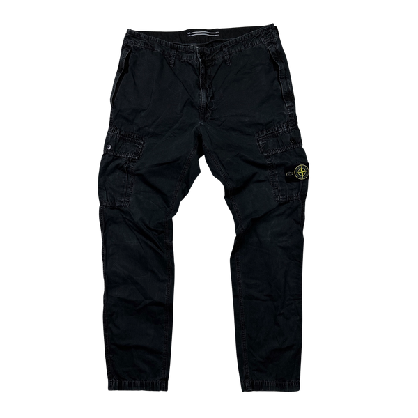 Stone Island SL Black 2022 Cargo Trousers