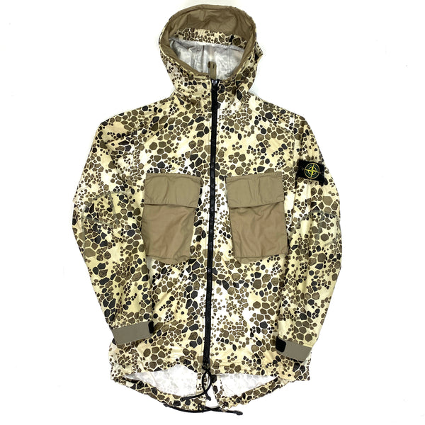 Stone island alligator camo parka deals