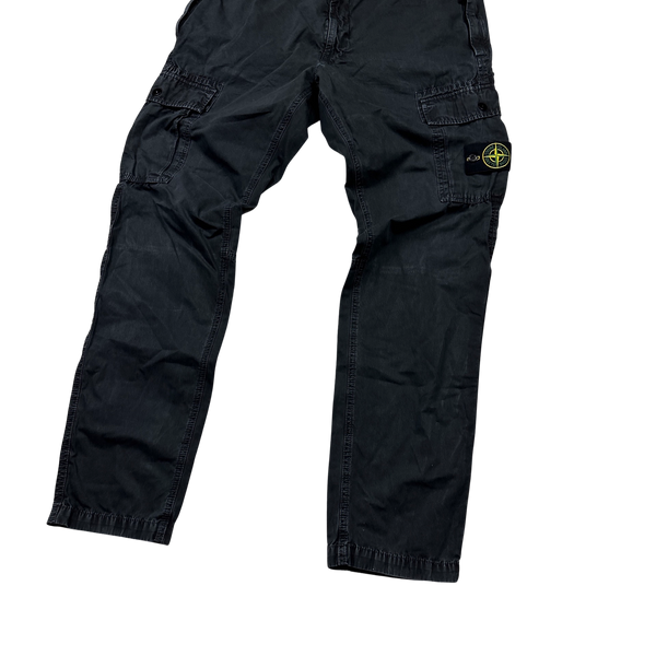 Stone Island SL Black 2022 Cargo Trousers