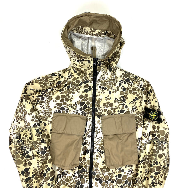 Stone Island Alligator Camo Light Cotton / Nylon Fishtail Parka
