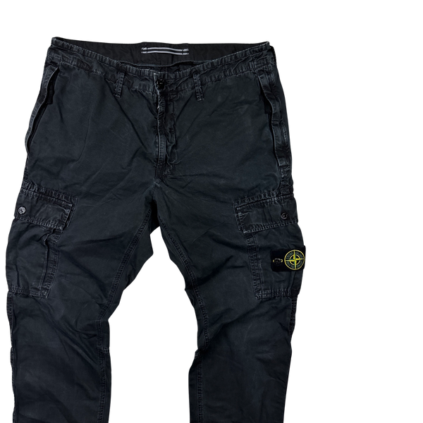 Stone Island SL Black 2022 Cargo Trousers
