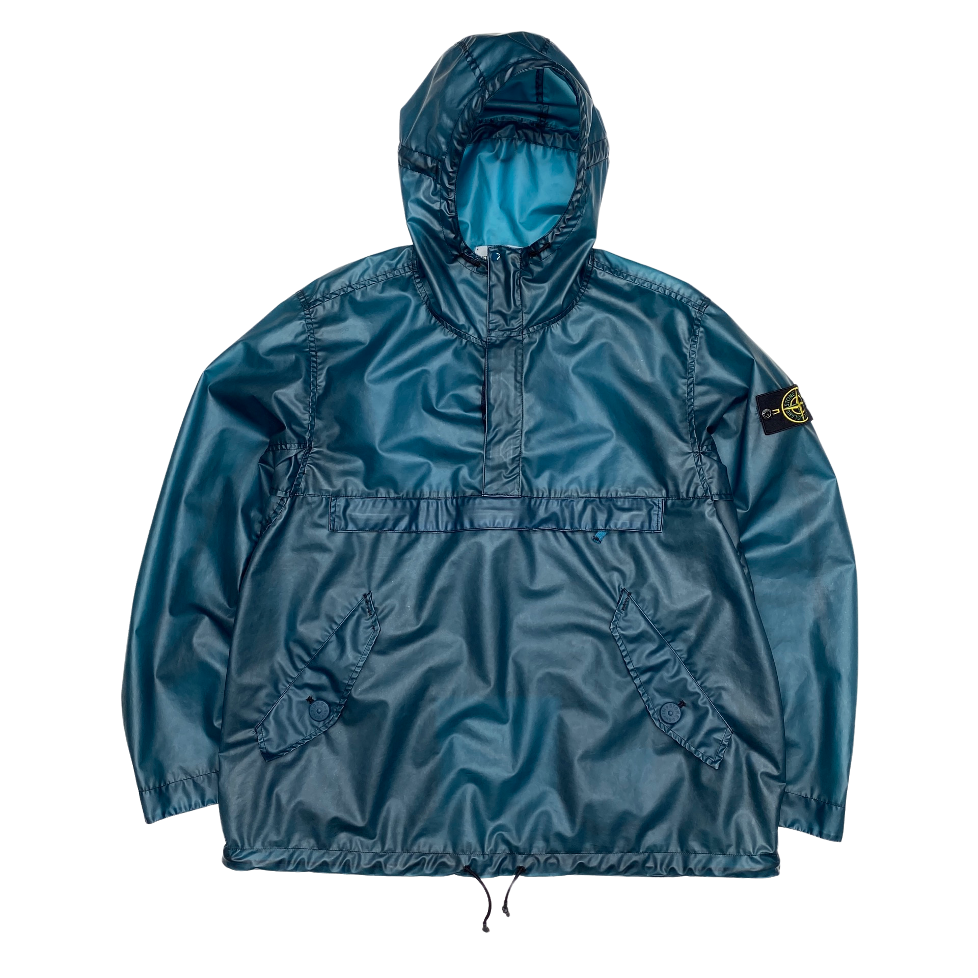 Stone Island Supreme Blue Poly Cover Composite Pullover Jacket