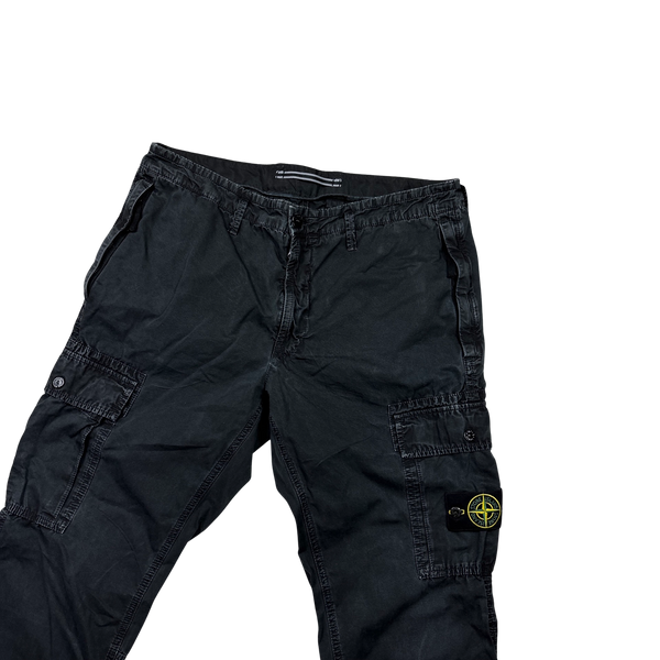 Stone Island SL Black 2022 Cargo Trousers