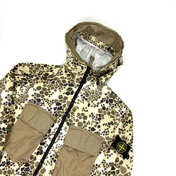 Stone Island Alligator Camo Light Cotton / Nylon Fishtail Parka