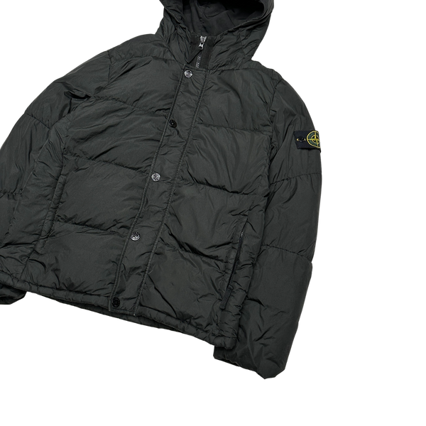 Stone Island 2015 Grey Crinkle Reps Puffer Jacket