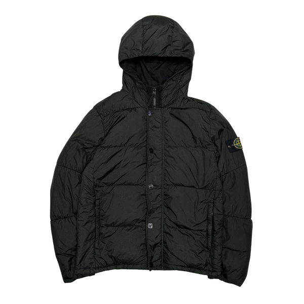 Stone Island 2015 Grey Crinkle Reps Puffer Jacket