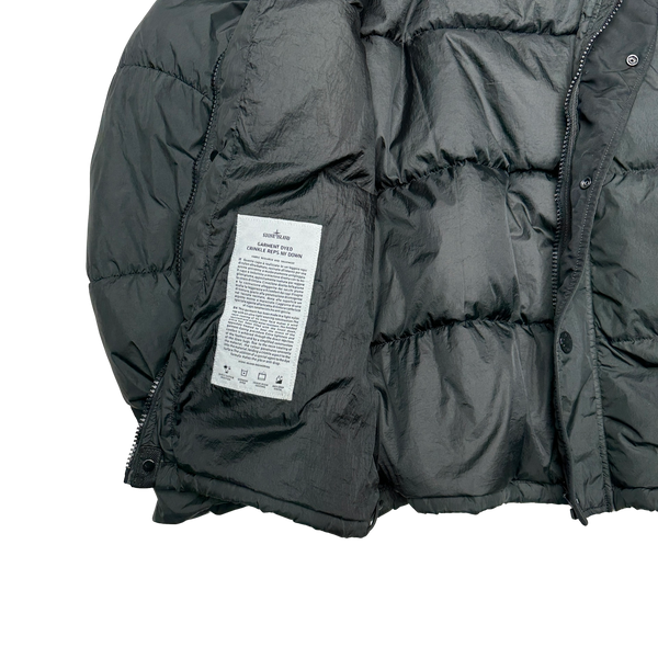 Stone Island 2015 Grey Crinkle Reps Puffer Jacket