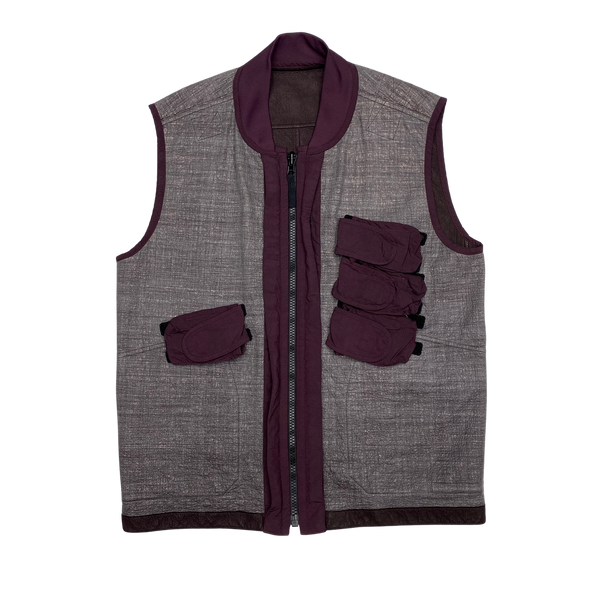 Stone Island 2019 Reversible Leather Dyneema Gilet