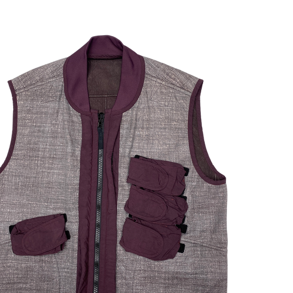 Stone Island 2019 Reversible Leather Dyneema Gilet