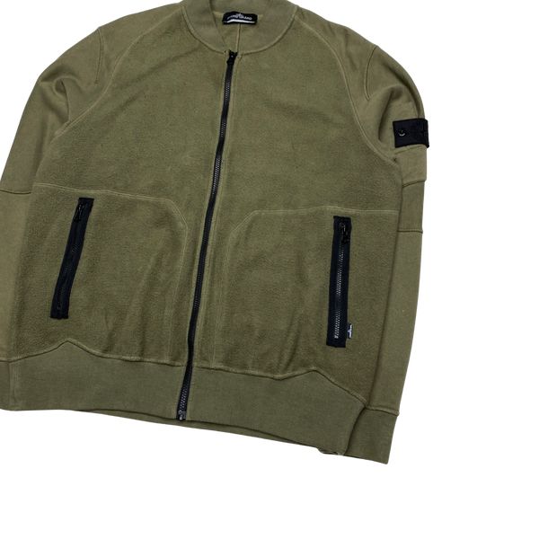 Stone island shadow project gauzed heavy fleece bomber deals