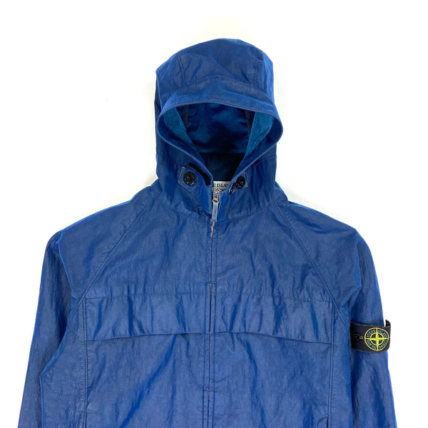 Stone Island Thick Nylon Spalmatura Hooded Jacket