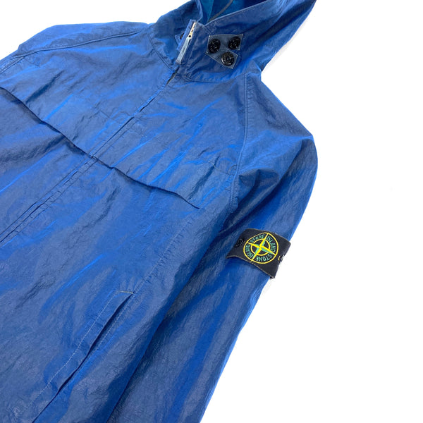Stone Island Thick Nylon Spalmatura Hooded Jacket