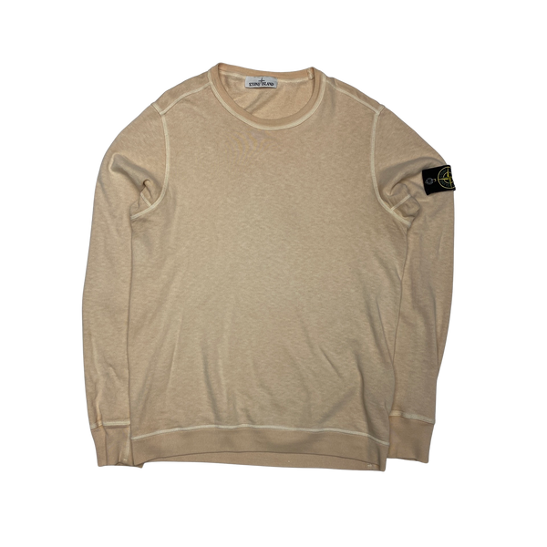 Stone Island Peach Crewneck Sweatshirt
