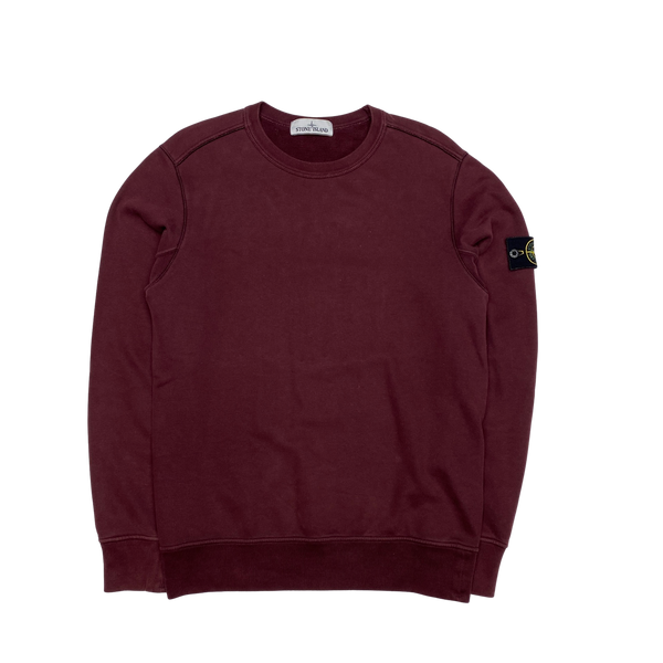 Stone Island 2017 Maroon Crewneck Sweatshirt
