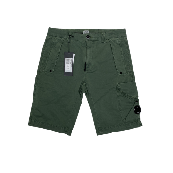 CP Company Green Cargo Shorts
