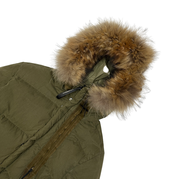 CP Company Khaki Green 50 Fili Puffer Jacket